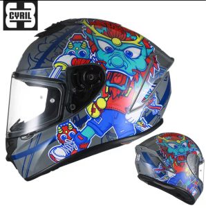 หมวกกันน็อคจักรยานยนต์ Cyril FF350 แบบครอบหัวเต็ม ได้รับการรับรอง 3C ECE DOT เหมาะสำหรับผู้ชายและผู้หญิง น้ำหนักเบา ทนทาน