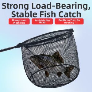 RIVER FISH | Mạng Đánh Cá Gấp Rất Nhẹ Bền Toàn Bộ 0.43m