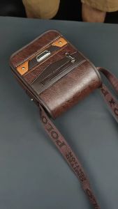 Tas Selempang Kulit Pria Polo Amstar Bahan Kulit Sintetis Import