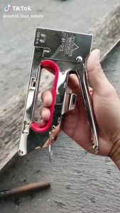 Staples Tembak Guntacker Kayu Jok Kulit Motor KUAT 4 - 8 mm