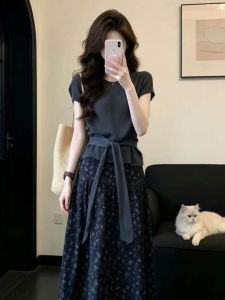 unifittoo | Elegant Womens Half Skirt Set Summer