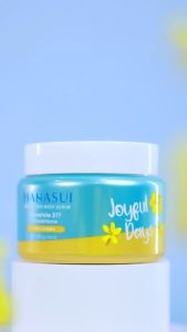HANASUI Brightening Body Scrub - Mengangkat Sel Kulit Mati Halus Sehat Cerah