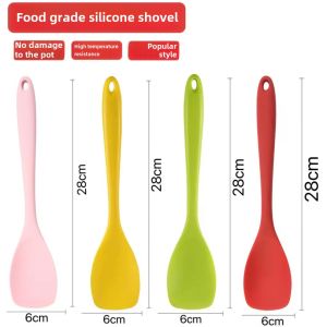 Thìa Nhà Bếp Chống Dính Bằng Silicon Cấp Thực Phẩm Thìa Nấu Ăn Nhỏ Để Chuẩn Bị Thực Phẩm Phụ Trợ Mềm Nồi Silicon