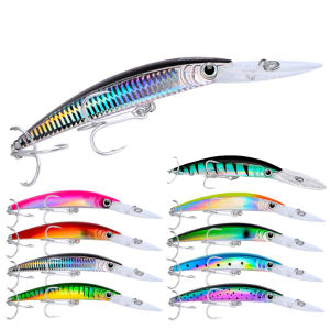 เหยื่อแบบแข็งปลอมแลบลิ้นเหยื่อปลาซิวยาว15ซม. 16ก. สำหรับลากเหยื่อกระตุก