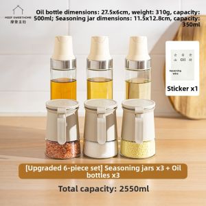 MODERN SWEETHOME | Storage Spice Jars Set Spice Bottle Set