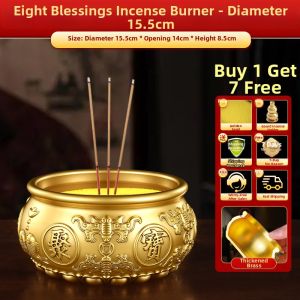 BINYUE | Pure Brass Incense Burner