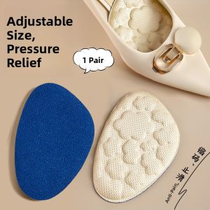 LINGMIAO | Womens Half Size Insoles for Running Shoes Thickened Pain-Relieving Soft Non-Slip