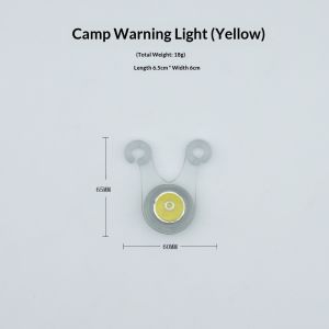 Camping Light String LED Multicolor Silicone 3 Modes Hook Waterproof Battery Powered For Tent Rope Camping Bicycle Safety Light