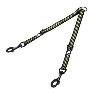 TRUELOVE Dog Leash Double Leashes Running Walking Dog Pet Reflective Nylon Adjustable Leashes for Two Dog Small Medium Large Dogs