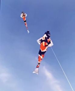 New fish kite flying for children kite string line kite nylon kite for adults professional wind kites toy sports single line koi