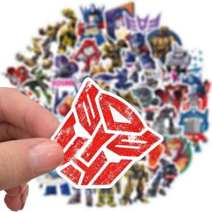 Kids Toy Market 10pcs/Pack Cartoon Transformers Stickers Waterproof Skateboard Guitar Luggage Laptop Bicycle Sticker Kids Toys