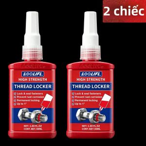 LOOLIFL | 50ml 243 271 Threadlocker Vít Keo Dính Kỵ Khí Cường Độ Cao Cho Các Loại Đai Ốc Bằng Kim loại-Bu Lông Chống Nới Lỏng Chất Bịt Kín Ô Tô Đông Cứng Nhanh