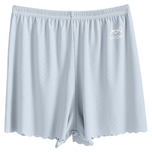 MiiOW | กางเกงขายาวผ้าไหมน้ำแข็งสำหรับผู้หญิง กางเกงขายาวบางสำหรับใส่ในบ้าน กางเกงขายาวฤดูร้อน ทรงหลวม ระบายอากาศได้ดี ป้องกันแสงแดด