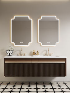 DIPURUI | Chinese Aesthetics Large House Double Basin Bathroom Vanity