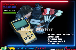 Termurah Yamaha 2 in 1 Alat Diagnostik diagnosa lengkap untuk sepeda motor OBD2 (YAMAHA 3Pin dan 4Pin)