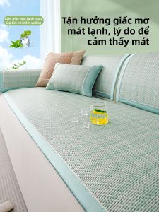 Đệm Ghế Sofa Rattan Chống Trượt Dạng Thẳng