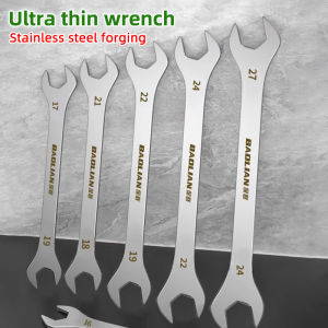 Dual Purpose Open End Wrench Ultra-thin Flat wrench Tool Multi-Function double-end fixed open-end wrench Repair tools