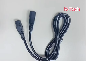 Power Cable C13 to C14 Power Cord 1.5FT IEC C14 Male to IEC C13 Female Power Extension Cable