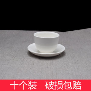 Cốc Trà Gốm Sứ Trắng Dùng Cho Văn Phòng Cốc Cà Phê Cốc Nước Sôi in Chữ Cho Khách Sạn Nhà Hàng Cốc Trà Kiểu Nhật Bản