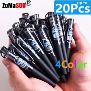 1-20pcs Pocket Pen Short Mini Gel Pen Portable Small Quick-drying Signature Pen Portable Short Pen for Small Students