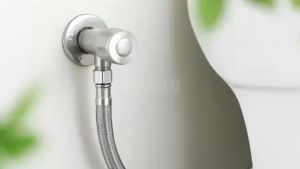 COD Stainless Steel One/Two Way Angle Valve 1/2" Angle Valve With Ring Cover For Faucet Toilet