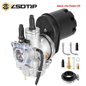 Bộ Chế Hòa Khí Xe Máy ZSDTRP Polini CP 15/17.5/19/21/23/24mm Dành Cho Xe Tay Ga - Phụ Tùng Cấp Nhiên Liệu