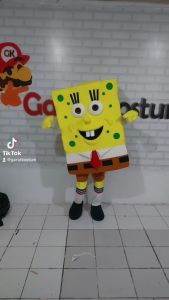 Kostum Maskot Badut SpongeBob Lucu Setelan Costume Karnaval