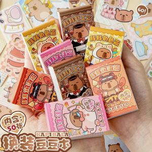 Đồ Chơi Dán Hình Hoạt Hình Dễ Thương Capibara Đồ Chơi Giáo Dục Cho Trẻ Em Tấm Lót Trang Phục Đồ Chơi Thủ Công Sáng Tạo