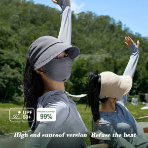【WJ】Summer outdoor sunscreen sun hat Fashion fishermans hat Empty top baseball cap