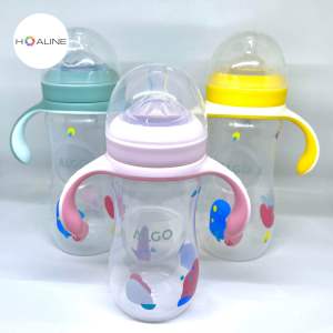 Botol susu bayi gagang 330 ml 260 ml wide neck Algo baby bottle HL 9116 HL 9117 Anti Kolik Leher Lebar PP BPA FREE