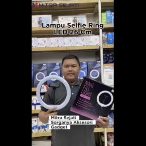 Mitra Sejati Lampu Selfie Ring Light LED 26cm