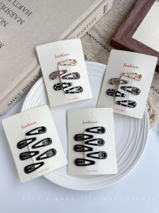 Cute Childrens Hair Clips Baby Girl Side Bangs Non-Damaging Small Waterdrop Hair Accessories Toddler BB Clips Hair Decorations