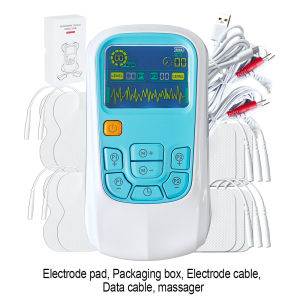 25 Modes 50 Levels TENS Pulse EMS Muscle Stimulator Massager Neck Shoulder Back Muscle Soothing Electric Full Body Massage Tool