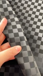 Kulit Motif Catur 3D Per Roll SB TECH Jok Motor Tebal Premium Bahan Tebal Supplier Utama Reseller