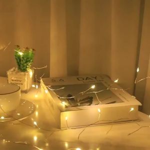 USB LED Firecracker String Lights Christmas Garland Cluster Fairy Lights For Wedding Garden Party New Year Christmas Tree Decor