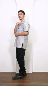 (BONUS DUS) Baju Koko Pria Terbaru Songket Lengan Pendek MOERBA 19D243503