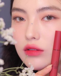 3CE Velvet lip tint lipstick smooth matte creamy airy texture with rich pigments for soft-blurred comforting look