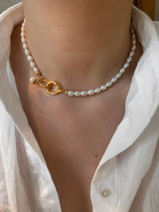 CAFFTI | Natural Baroque Mini Freshwater Pearl Necklace