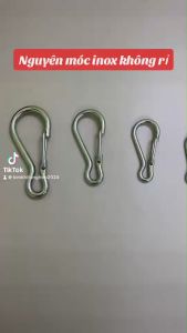 MÓC zin INOX giá rẻ đủ 4 size phụ kiện móc đa năng móc xích chó mèo móc khoá móc bấm nhanh tiện lợi dễ sử dụng