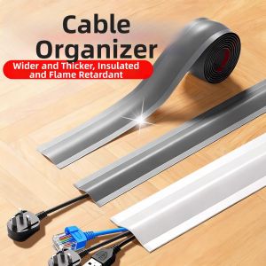 LUTUMEI | Self-Adhesive Cable Cover Flat Line Hidden Wires Decorative Wire Concealer