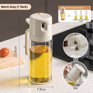 Leak Proof Multi-functional Glass Oil Bottle