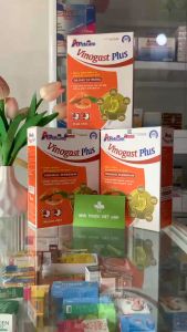 Vinogast Plus - Viên Uống Giúp Bảo Vệ Niêm Mạc Dạ Dày  Hỗ Trợ Giảm  Acid Dịch Vị Hộp 20 Gói