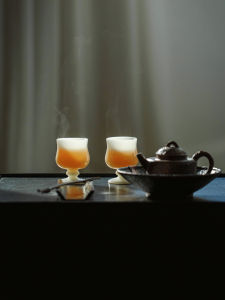 MIBAIYANWU | Tách Sứ Trắng Đế Cao