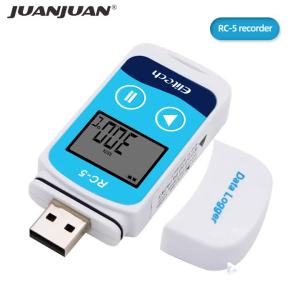 juan juan | RC-5/RC-5+ USB Temperature Data Logger Recorder External Sensor 32000 Points Digital High Accuracy Temperature Datalogger