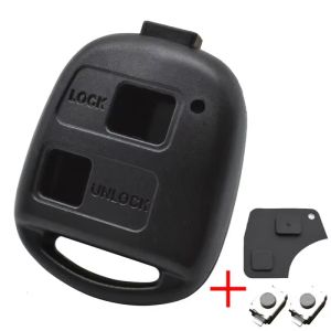Car Remote Key Shell Button Pad Replacement Case with Micro Switch for Toyota Yaris Corolla No Internal Electronics