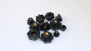 YEGBONG | ! Plastic M4/M5/M6/M8 Female Thread Seven Star Shaped Head Clamping Nuts Knob