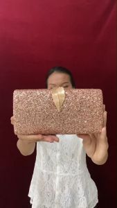 Waiwai Tas Pesta Wanita Mewah Elegant Glitter Cantik Berkilau Party Bag Kode 6667-1 Clutch