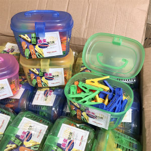 กิ๊บติดเสื้อผ้าพลาสติกหลายช่อง 25 ชิ้น สำหรับใช้ในบ้าน กิ๊บติดเสื้อผ้าแบบยึดแน่น ติดผ้า ติดเสื้อผ้า ติดผ้าฝ้าย