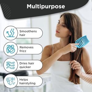 Professional Modeling Tool for Curly Hair Bounce Curl Hairbrush Travel Gifts All Hair Types