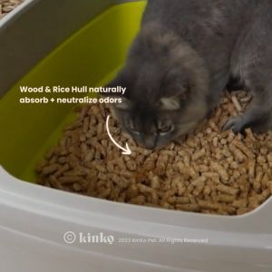 RESTOCKED! Timber Kitty (4L) Wood-Rice Hull KinKo Cat Litter